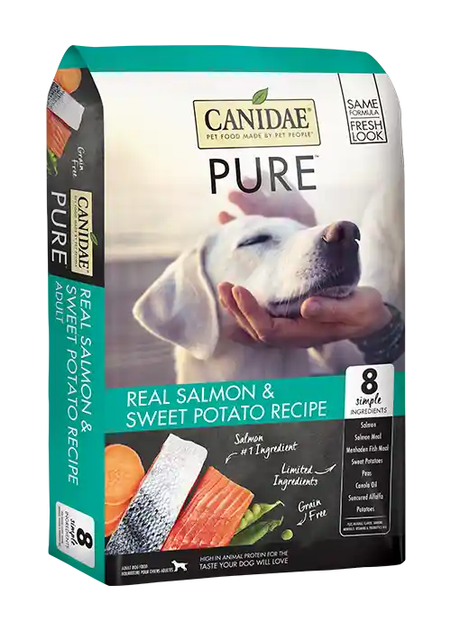Grain-free Pure Real Salmon & Sweet Potato Recipe Dry Dog Food 12-lb