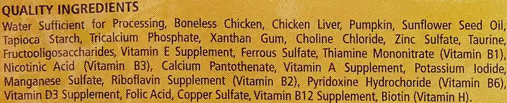Super Premium Chicken With Chicken Liver Formula In Pumpkin Soup Grain-free Canned Cat Food 2.82-oz