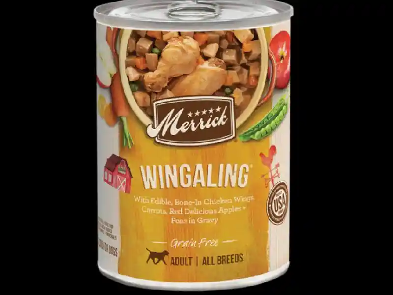 Grain-free Wingaling Canned Dog Food 13.2-oz