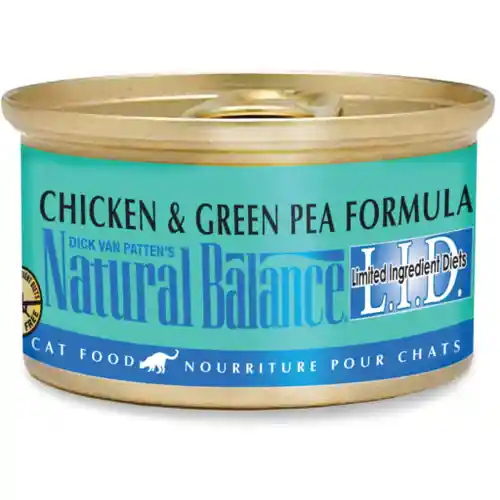 L.i.d. Limited Ingredient Diets Chicken & Green Pea Formula Grain-free Canned Cat Food 3-oz