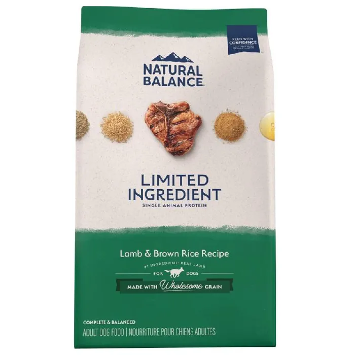 L.I.D. Limited Ingredient Diets Lamb Meal & Brown Rice Dry Dog Food 14-Lb