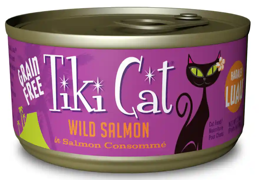 Tiki Cat Hanalei Luau Grain Free Wild Salmon In Salmon Consomme Canned Cat Food 6-Oz