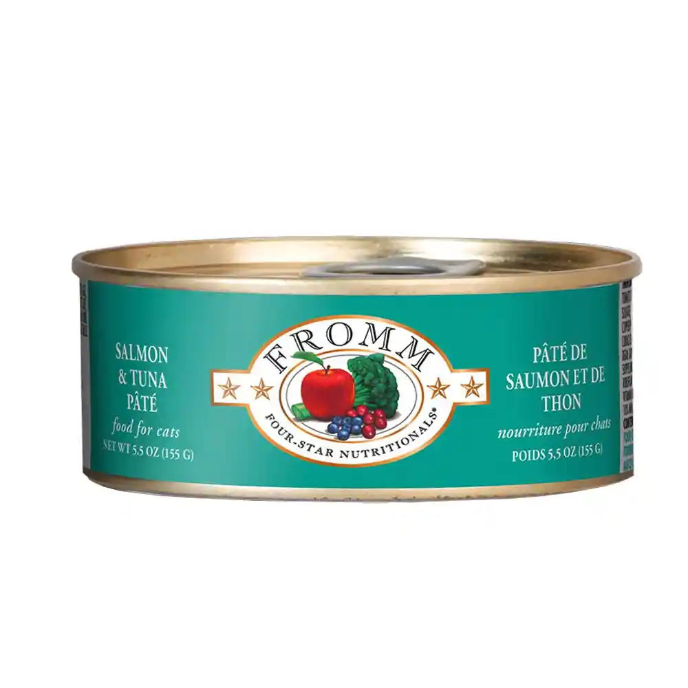 Four Star Grain Free Salmon & Tuna Pate Canned Cat Food 5-oz