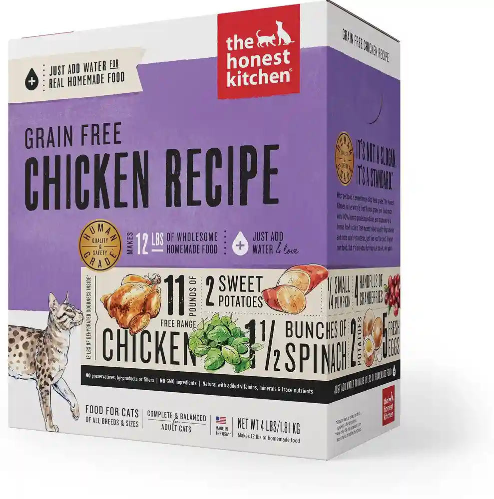Grain-free Chicken Recipe Dehydrated Cat Food 4-lb