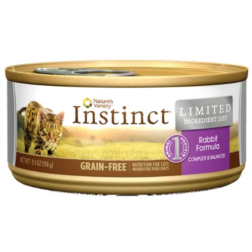 Instinct Ltd Ingr Diet Gf Real Rbt Can Cat 5.5-oz