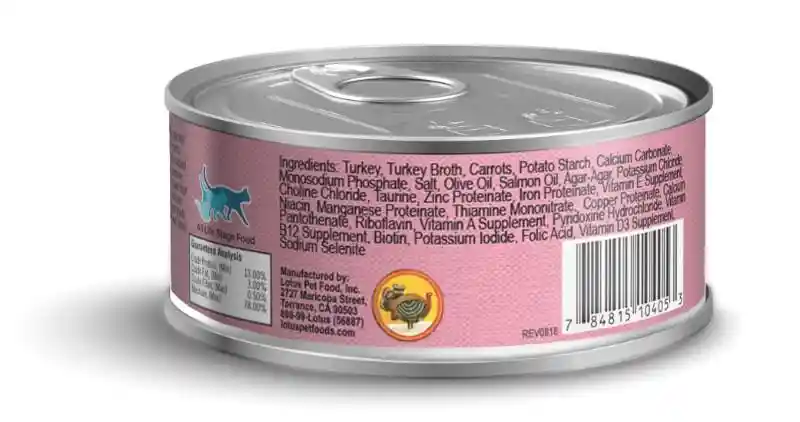 Just Juicy Turkey Stew Grain-free Canned Cat Food 2.75-oz