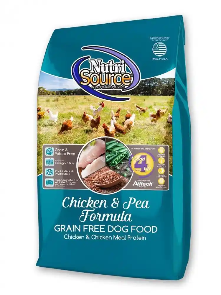 Grain Free Chicken & Pea Dry Dog Food 5-Lb
