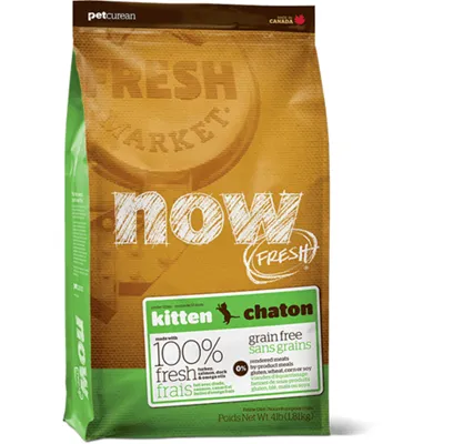 Now! Fresh Gf Kitten Recipe Dry Cat Food 4-lb