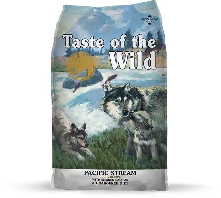 Pacific Stream Smoked Salmon Puppy Dry Food 28-Lb