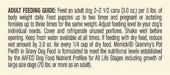 Grain-free Grammy's Pot Pie Recipe Small Breed Canned Dog Food 3.2-oz