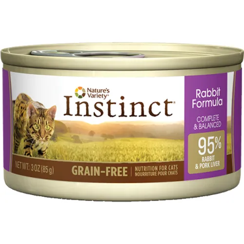 Instinct Gf Rabbit Formula Canned Cat Food 3-oz