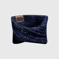 Cambridge Cableknit Scarf In Navy Medium