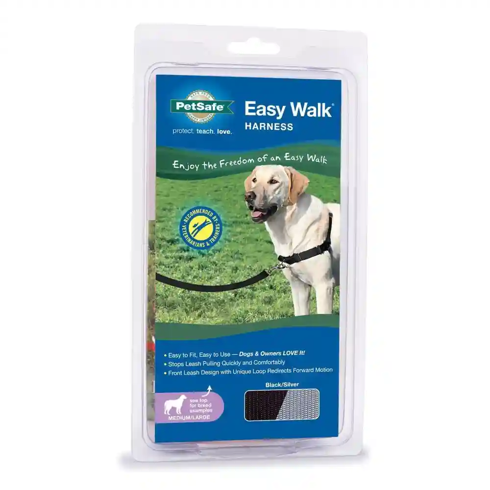 Easy Walk Harness, No Pull Dog Harness Med/large Black