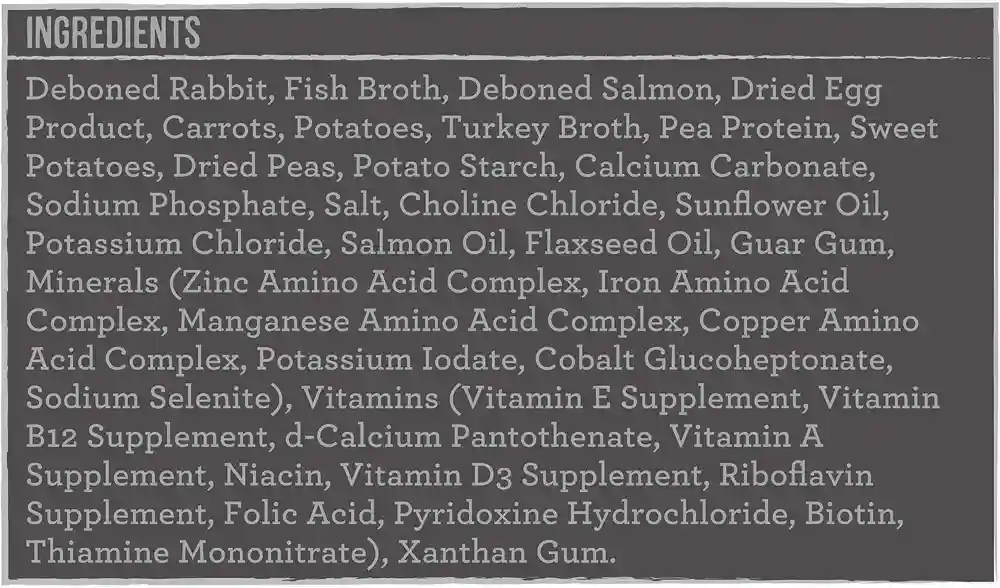 Backcountry Grain-free Hearty Rabbit & Salmon Stew Canned Dog Food 12.7-oz