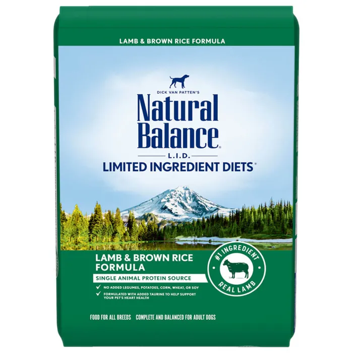 L.I.D. Limited Ingredient Diets Lamb Meal & Brown Rice Dry Dog Food 14-Lb