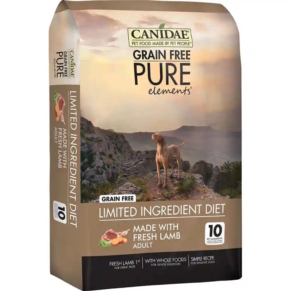 Grain-free Pure Real Lamb & Pea Recipe Dry Dog Food 12-lb