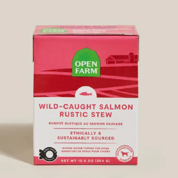 Wild-Caught Salmon Recipe Rustic Stew Dog Food 12.5-Oz