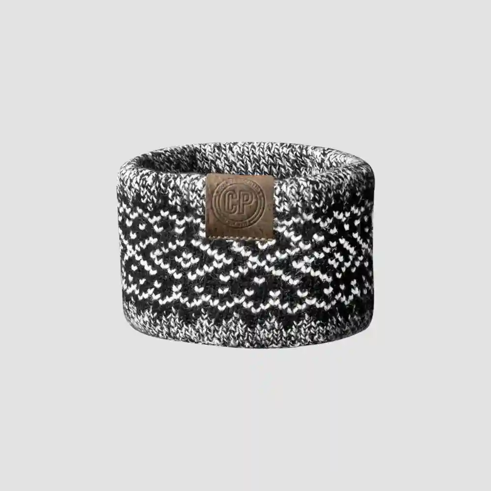 Cowl Scarf In Black Pepper Medium