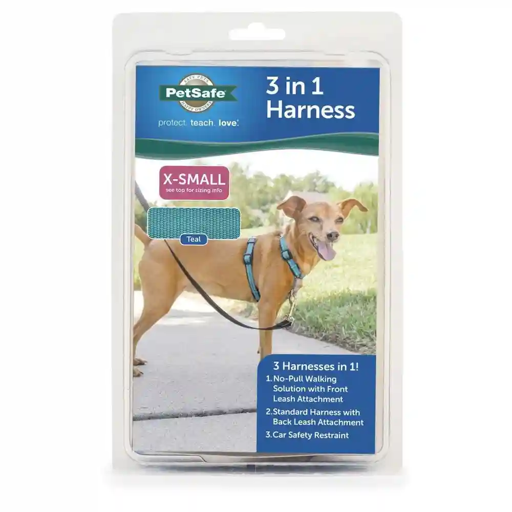 3 In 1 Harness X-small Teal