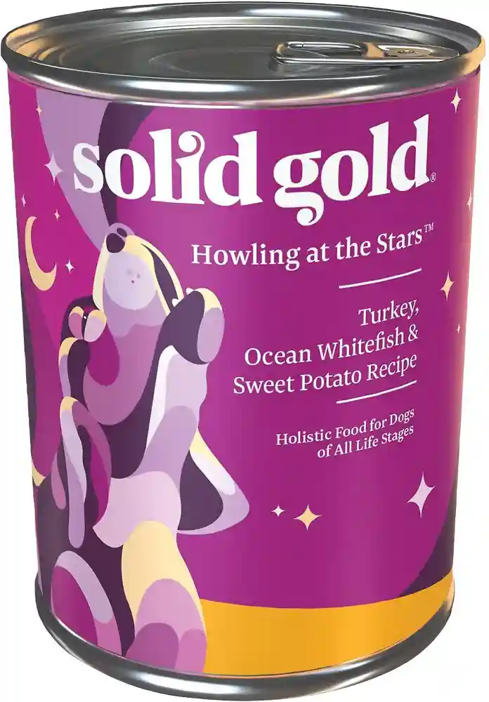 Howling At The Stars Turkey, Ocean White Fish & Sweet Potato Recipe Canned Dog Food 13.2-Oz