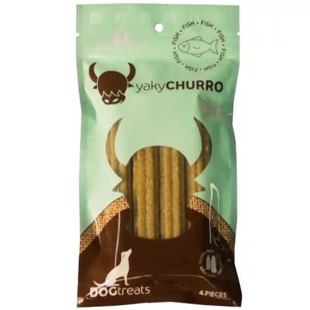 Himalayan Dog Chew Yaky Churro Himalayan Fish Dog Treats 4 Count Pack