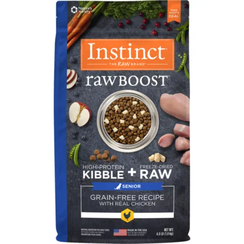 Instinct Raw Boost Senior Gf W/ Real Chkn Nat 4-lb
