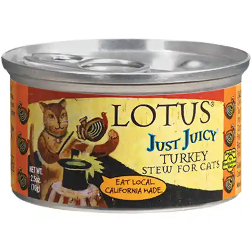 Just Juicy Turkey Stew Grain-free Canned Cat Food 2.75-oz