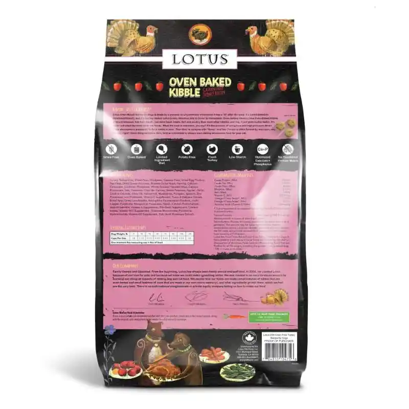 Turkey Recipe Grain-free Dry Dog Food 10-lb