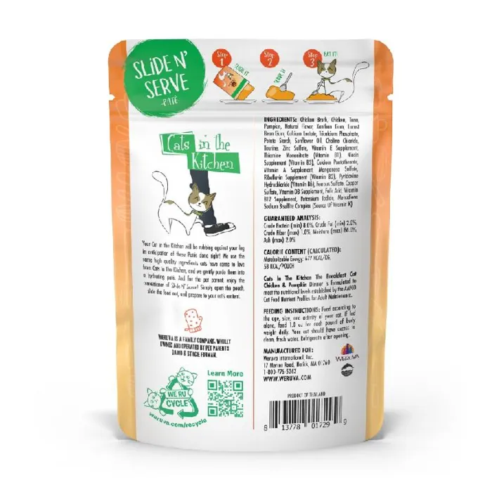Breakfast Cat Chkn & Ppkn Slide'n Serve Pouch 3-oz