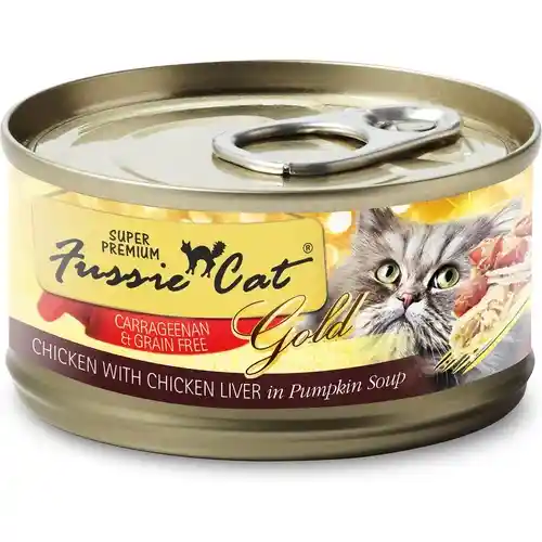 Super Premium Chicken With Chicken Liver Formula In Pumpkin Soup Grain-free Canned Cat Food 2.82-oz