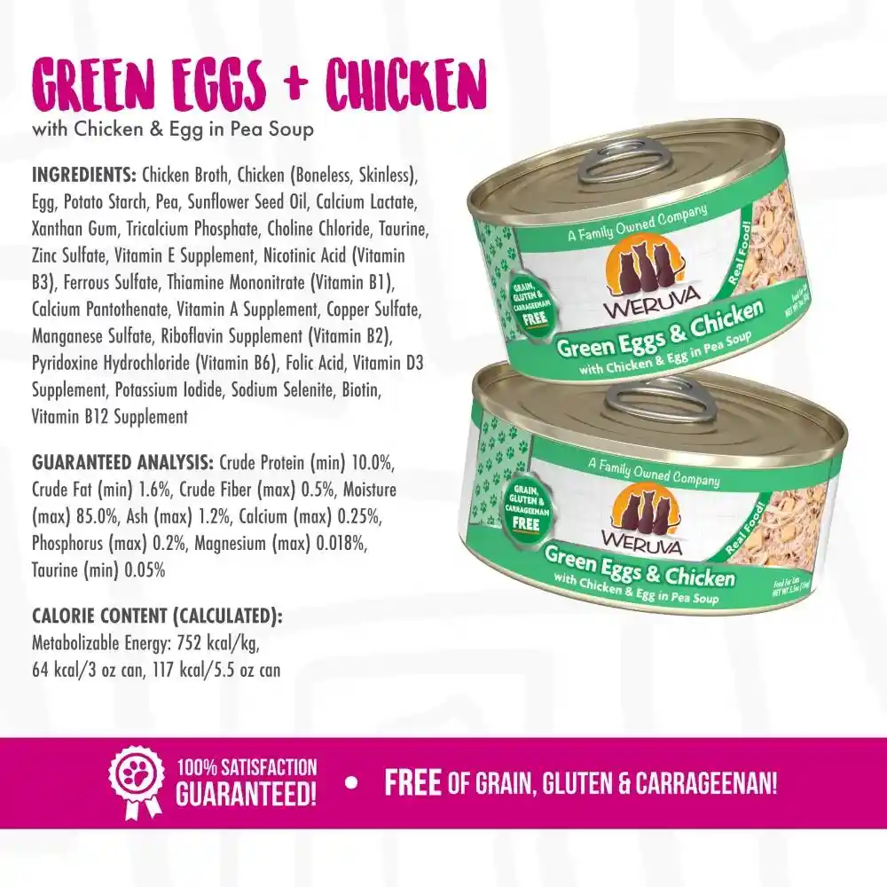 Green Eggs & Chicken Formula Canned Cat Food 5.5-Oz