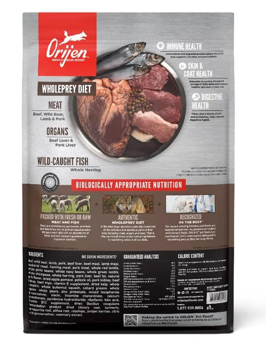 Dry Dog Food, Regional Red, Grain Free 13-lb