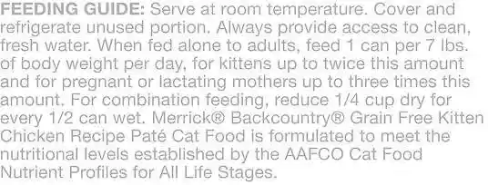 Backcountry Grain-free Kitten Pate Canned Cat Food 3-oz