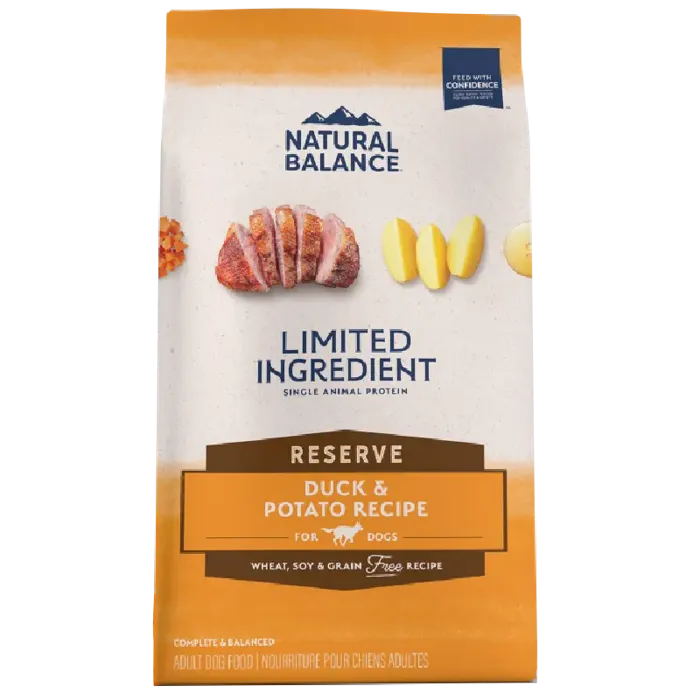 L.I.D. Limited Ingredient Diets Potato & Duck Dry Dog Food 4.5-Lb