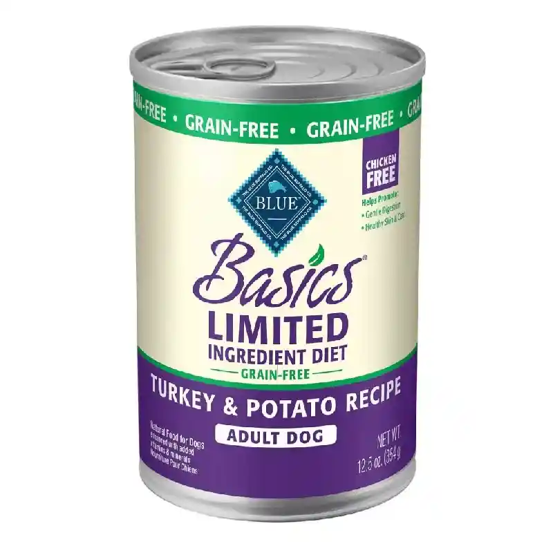 Blue Can Dog Basics Turkey & Potato 12.5 oz