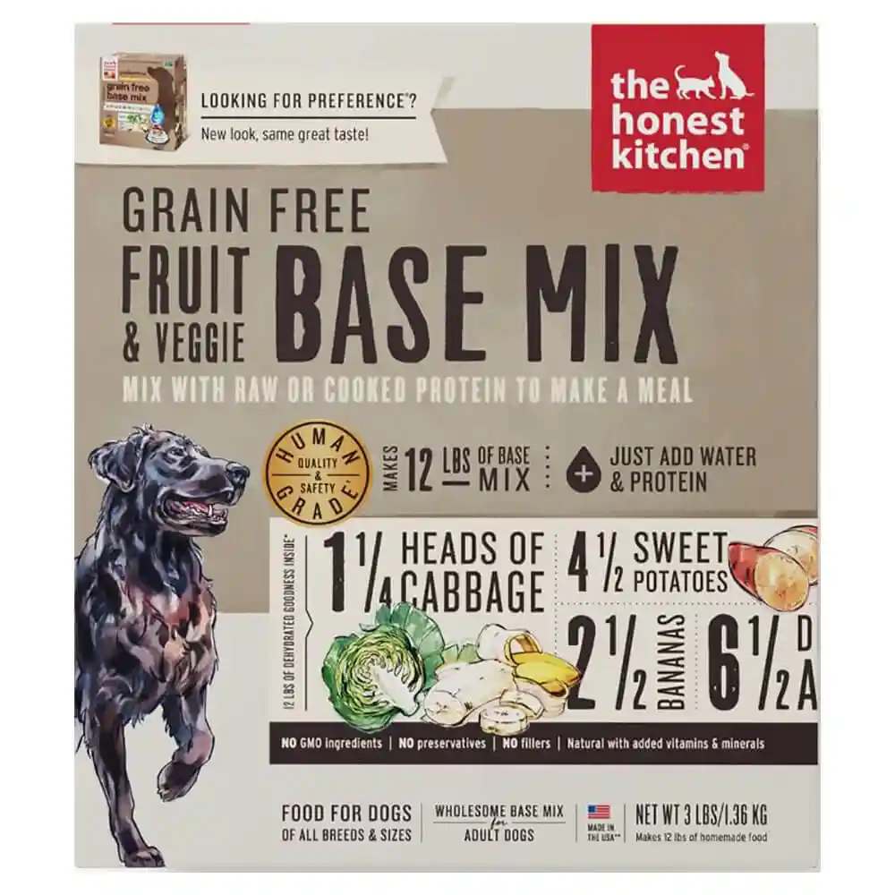 Grain-free Fruit & Veggie Dehydrated Dog Base Mix 3-lb