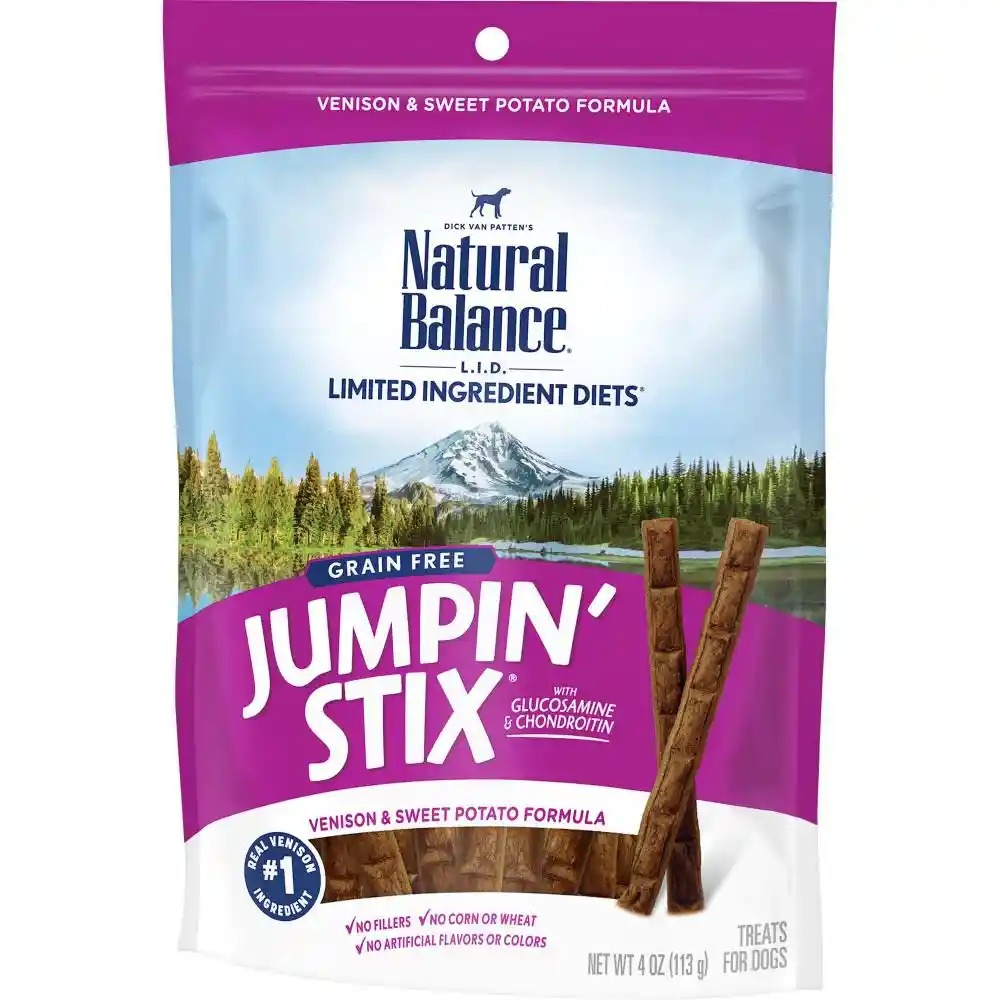 L.I.D. Limited Ingredient Jumpin' Stix Venison & Sweet Potato Formula Dog Treats 4-Oz