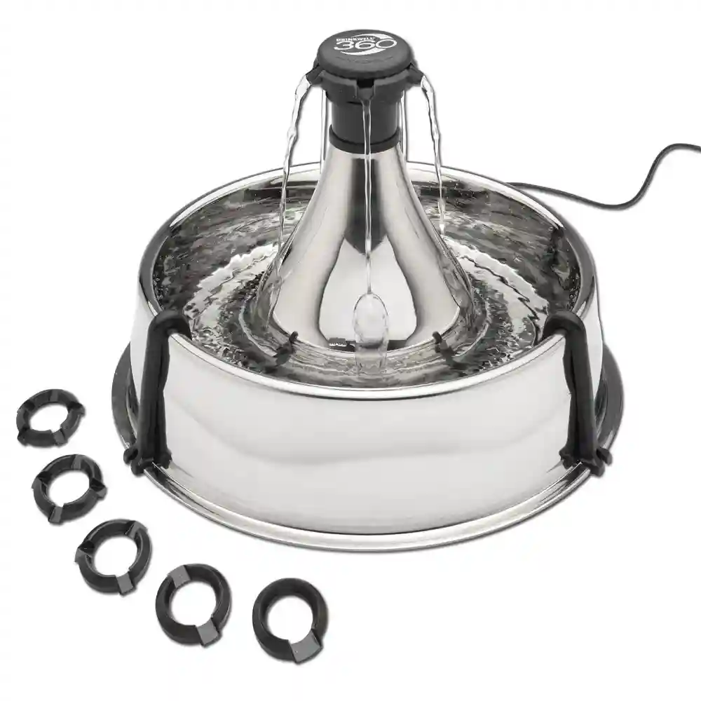 Drinkwell Stainless Multi-pet Fountain One Size