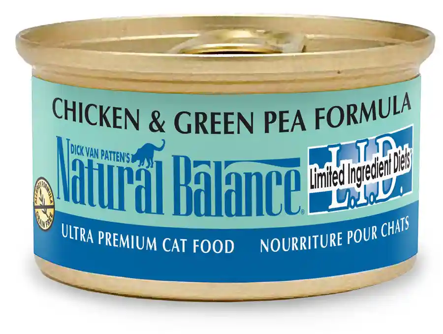 L.i.d. Limited Ingredient Diets Chicken & Green Pea Formula Grain-free Canned Cat Food 3-oz