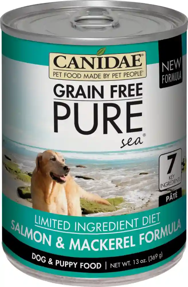 Grain-free Pure Sea Salmon & Mackerel Formula Canned Dog Food 13-oz