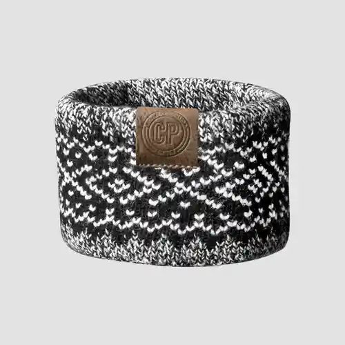 Cowl Scarf In Black Pepper Medium