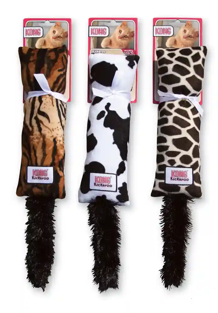 Kong Kickeroo Cow Pattern Cat Toy