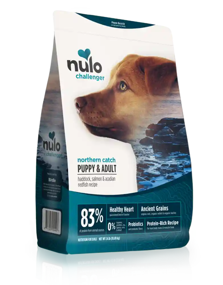 Challenger Northern Catch Puppy & Adult Haddock, Salmon, & Acadian Redfish Recipe Dog Food 4.5-Lb