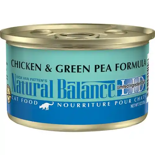 L.i.d. Limited Ingredient Diets Chicken & Green Pea Formula Grain-free Canned Cat Food 3-oz