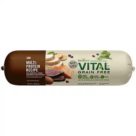 Vital Grain Free Chicken, Beef, Salmon & Egg Fresh Dog Food 2-Lb