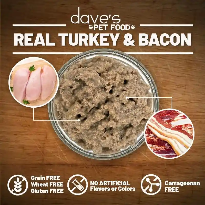 Dave's Grain Free Turkey & Bacon 13 Oz