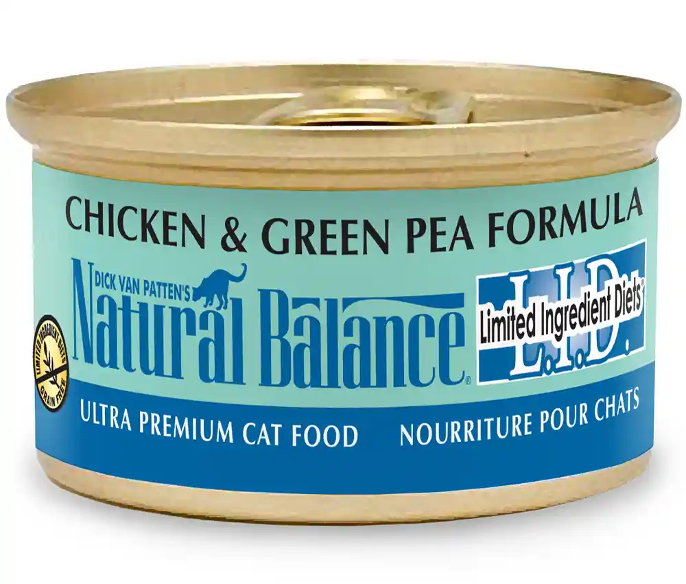 L.i.d. Limited Ingredient Diets Chicken & Green Pea Formula Grain-free Canned Cat Food 3-oz