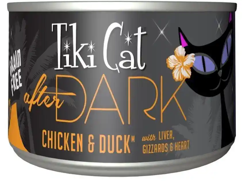 Tiki Cat After Dark Grain Free Chicken & Duck Canned Cat Food 5.5-Oz