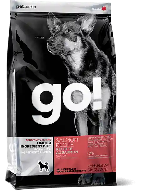 Go! Sensitivity + Shine Limited Ingredient Salmon Recipe Dry Dog Food 6-Lb