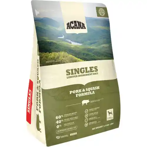 Acana Singles Limited Ingredient Diet Pork & Squash Formula Dry Dog Food 4.5-lb